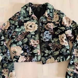Vintage style floral jacket
